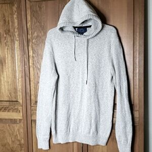 Even Tide Men's Knit Hooded Sweater Sz M